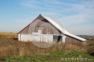 Old barn in Field