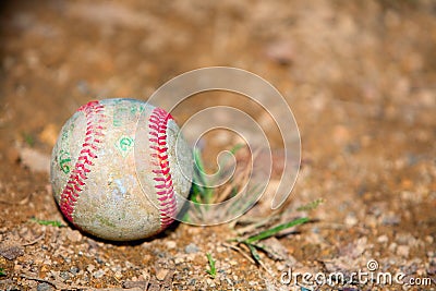 Old baseball ball