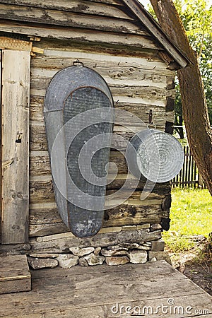 Old Bath Tub on Cabin