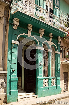 Old buildings in Havana, Cuba