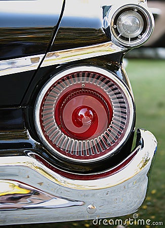 Old car tail lights