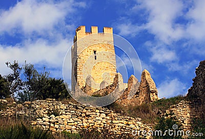 Old castle of the Knights Templar