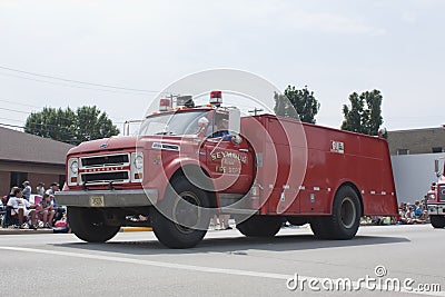 Old Chevrolet Seymour Rural Fire Department Truck