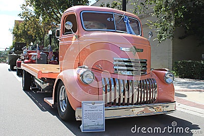 Old Chevrolet Truck at the car show