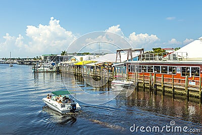 Old city dock in tropical Naples