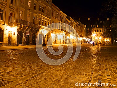 Old city by night