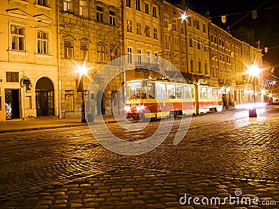 Old city by night