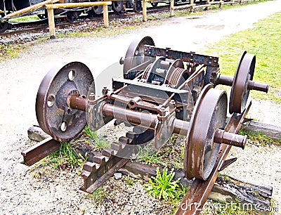 Old cog train gear part