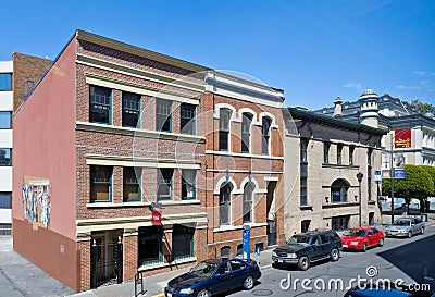 Old Commercial buildings, Victoria, BC, Canada