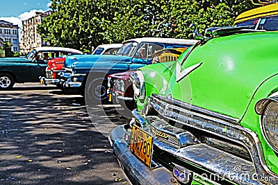 Old Cuban cars