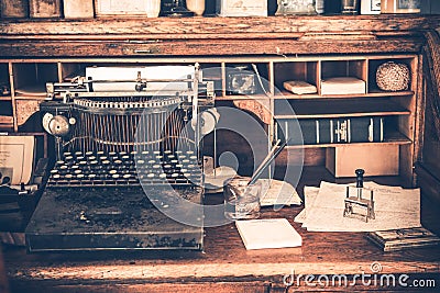 Old Desk Vintage Typewriter