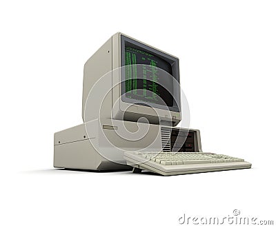 Old Desktop PC Stock Image - Image: 10842011