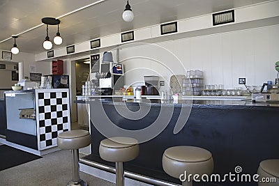 Old diner along Nebraska state highway 26,