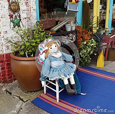 An old doll on display in virginia