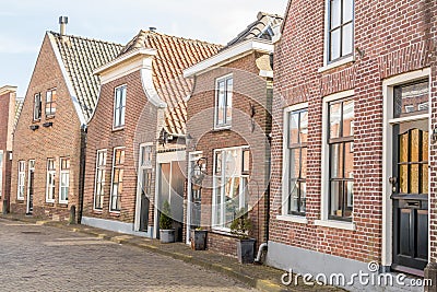 Old Dutch houses in a small village