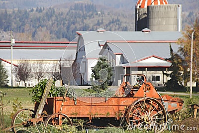 Old Farm Equipment and Farm Buildings