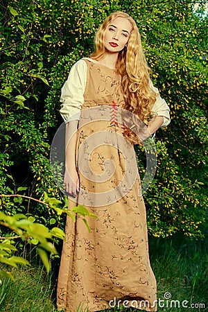 Old-fashioned dress
