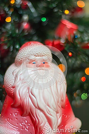 Old-fashioned Santa Claus toy
