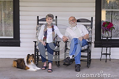 Old Folks on the Porch