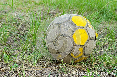 Old football (soccer ball)