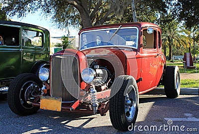 Old Ford hot-rod Car