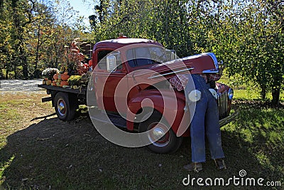 Old Ford truck in Hendersonville