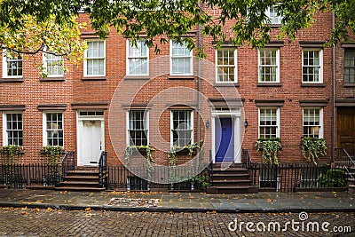 Greenwich Village apartment buildings, New York City