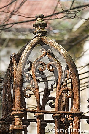 Old iron gate