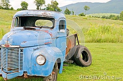 Old junk farm truck