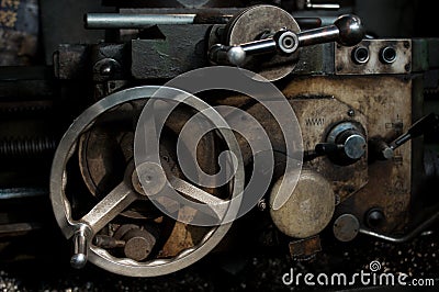 The old machine parts