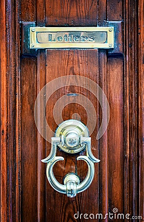 Old mail slot