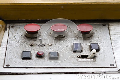 Old Metal Control Panel