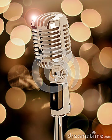 Old microphone