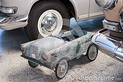 Old mini car model