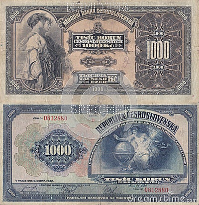 Old money - Czech 1000