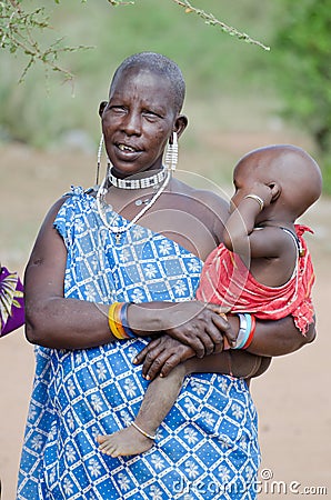 Old mother masai