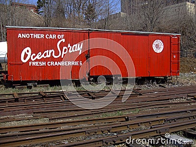 Old Narrow Gauge Railroad Box Car