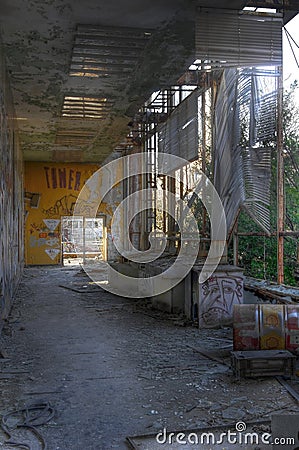 Old office in a factory