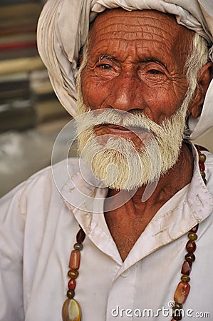 Old Pakistani man
