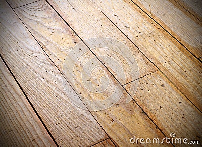 Old parquet floor