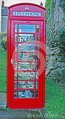 Old Phone Box Library