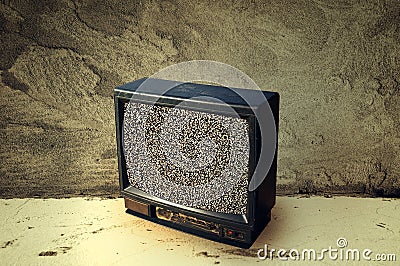 Old plastic TV