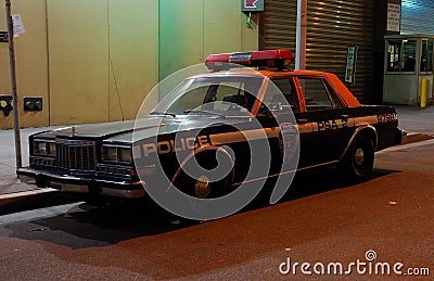 Old Police Car in New York City