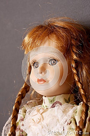 Old porcelain doll