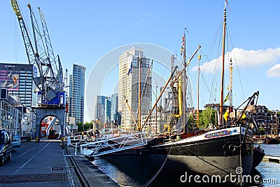 Old port in Rotterdam.