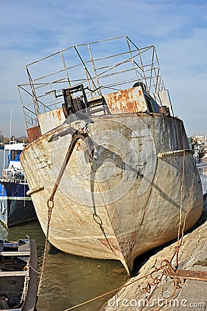 Old rusty boat