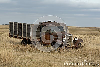 Old Rusty Grain Truck