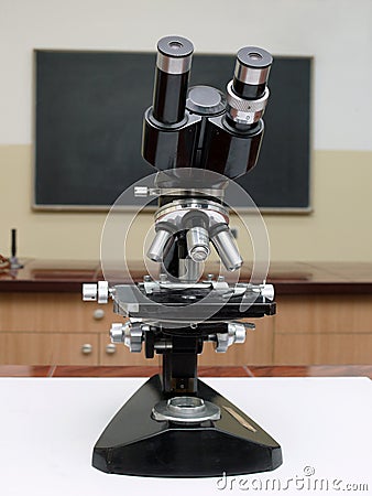 Old school microscope