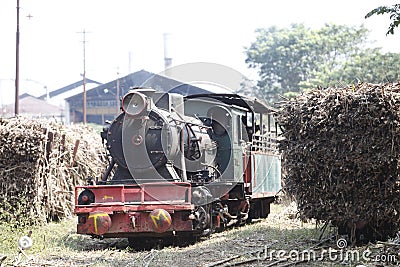 Old steam locomotive