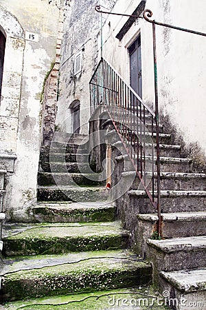 Old steps